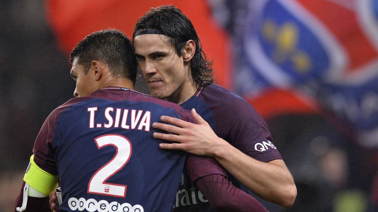 edinson cavani thiago