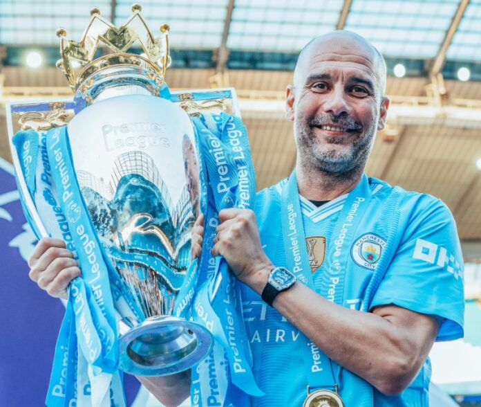 Pep Guardiola pokal