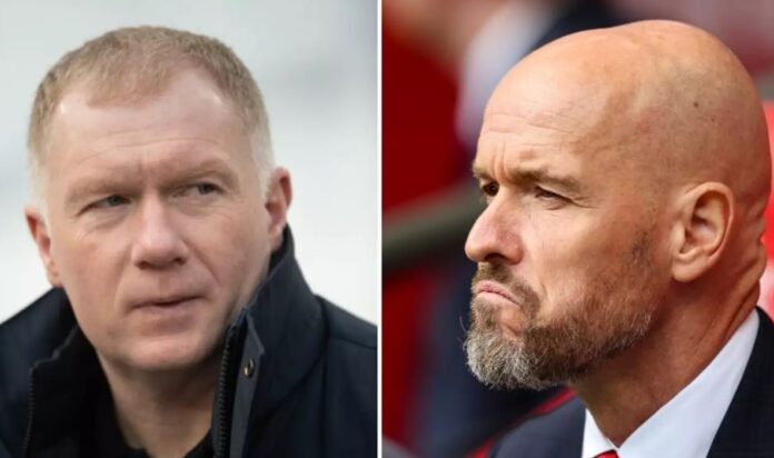 Paul Scholes og Erik ten Hag