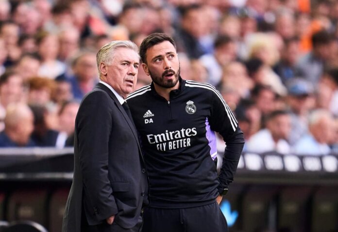 Carlo Ancelotti og sønn Davide Ancelotti