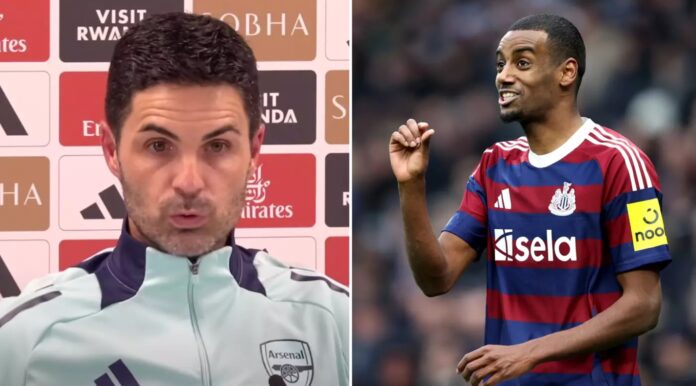 Mikel Arteta Alexander Isak