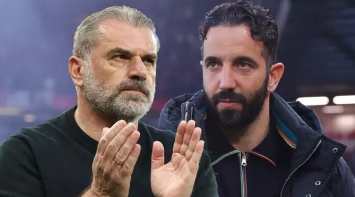 Ange Postecoglou og Ruben Amorim
